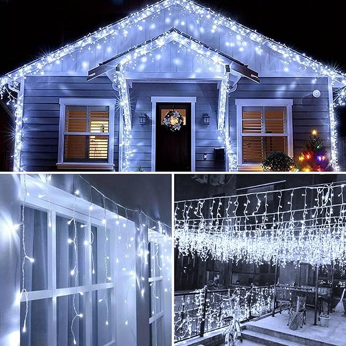 52FT Christmas Lights Outdoor Decorations 480LED Fairy String Light 12 Lighting Modes with Timer Memory Waterproof Christmas Light for Yard Roof Party Holiday Wedding Garden Decor