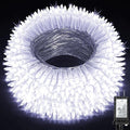 1500LED Christmas Lights Outdoor Use, 470ft 12 Modes Cool White LED String Lights with Timer Dimmable, Waterproof Christmas Lights for Tree Wedding Xmas Patio Fence Balcony Garden Decor Cool White