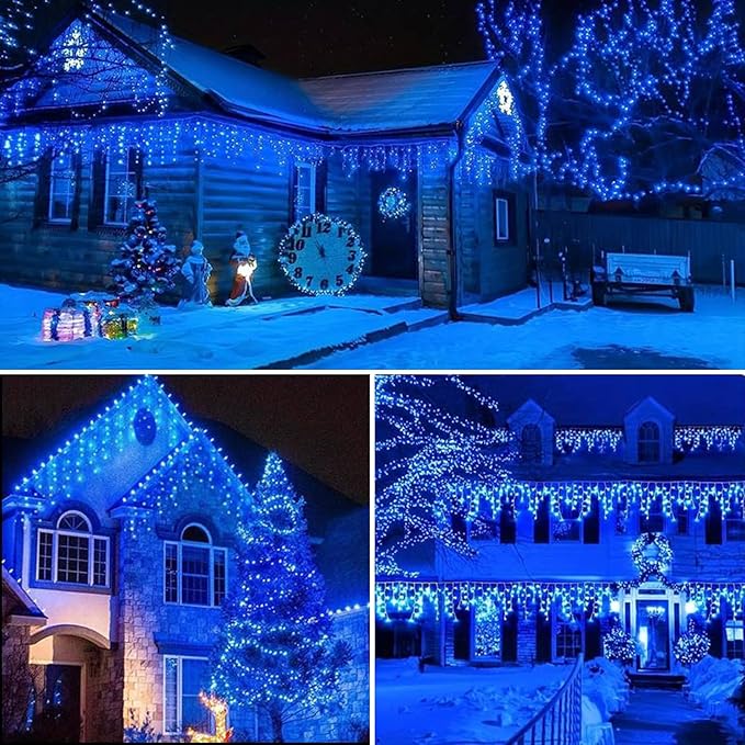 164FT Christmas Lights Outdoor Decorations 1512LED Fairy String Light 12 Lighting Modes with Timer Memory Waterproof Christmas Light for Yard Roof Party Holiday Wedding Garden Decor