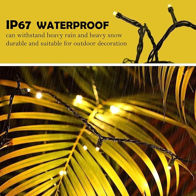 Bright Christmas Lights Outdoor 800 LED Christmas String Lights, 272ft 8 Modes Timer Fairy Twinkle Tree Lights for Home, Party, Holiday, Halloween Indoor Xmas Decorations Warm White