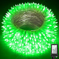 350LED Christmas Lights Indoor Outdoor, 90ft 12 Modes Green LED String Lights with Timer Dimmable, Waterproof Christmas Tree Lights for Xmas Patio Yard Fence Balcony Garden Party Decor Green