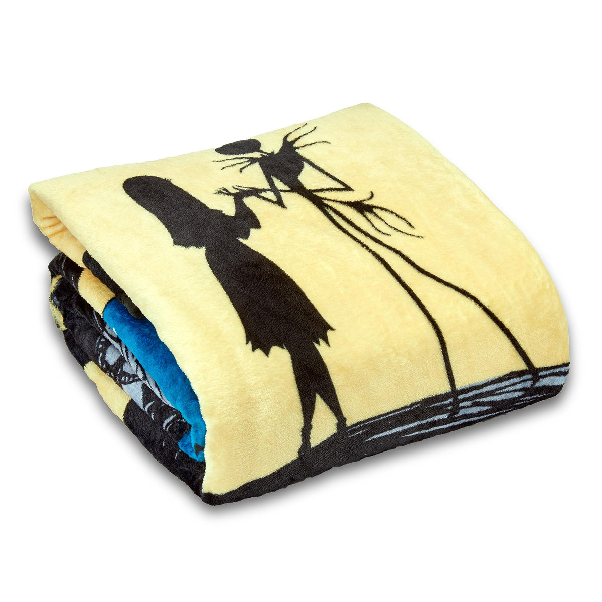 Northwest Nightmare Before Christmas Silk Touch Soft Plush Throw Blanket, 60" x 80", Starry Night
