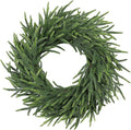 24 Inch Pine Wreath Christmas Wreaths for Front Door, Real Touch Pine Wreath Large Artificial Green Wreaths for Walls Windows Porches Farmhouse Indoor Outdoor Home Decor