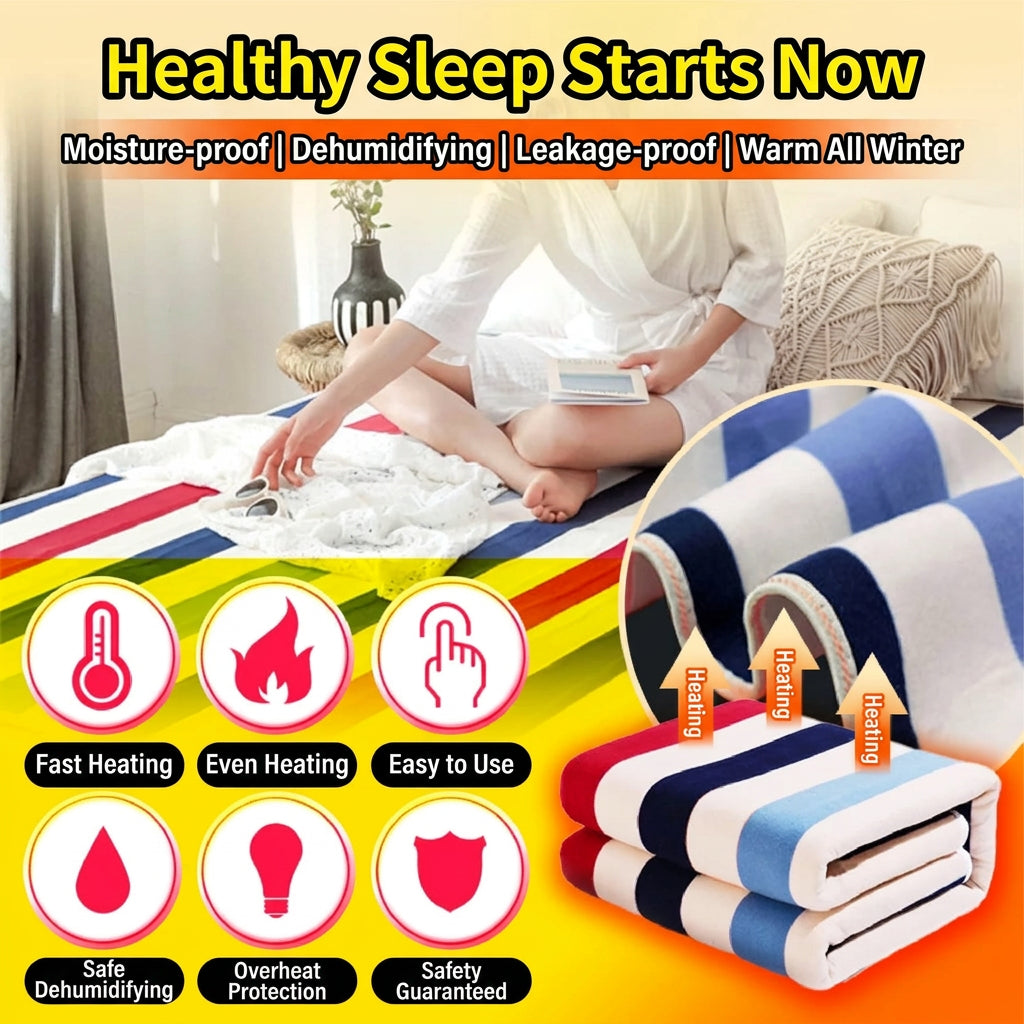 Electric Blanket (Striped Design)