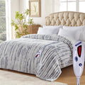 Custom-Made Light Luxury Fleece Heated Throw Blanket, Sofa Blanket, Leisure Blanket—Thick, Warm Electric Blanket for Autumn and Winter Bedrooms