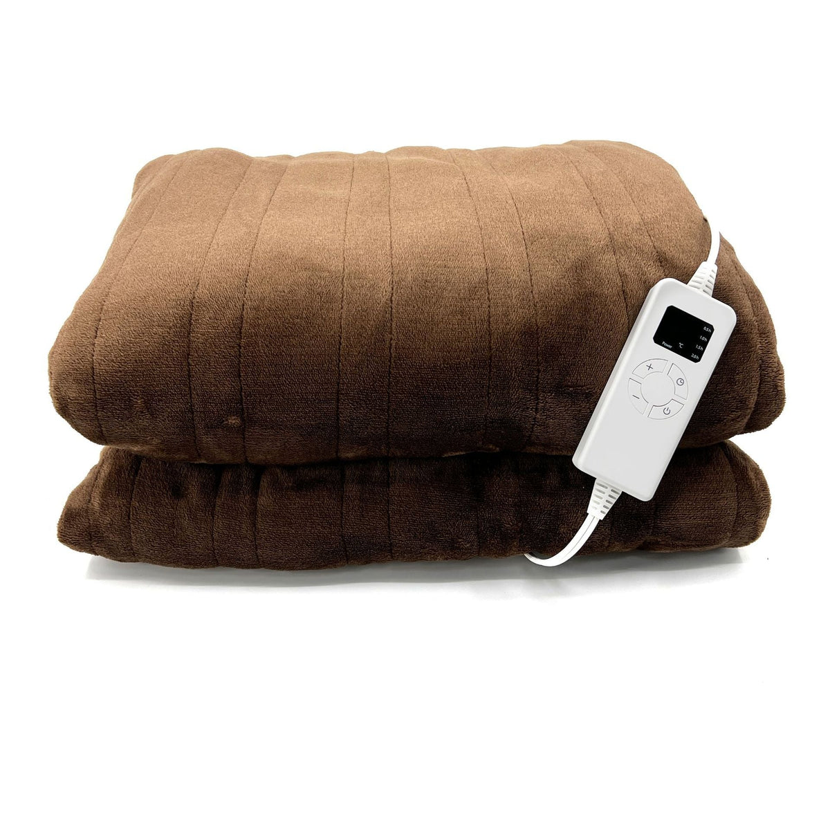 Cross-Border Flannel Double Electric Blanket with Temperature Control, Timer, and Heating Function—Heating Blanket, Foot Warmer, and Double-Layer Electric Blanket for Home Use