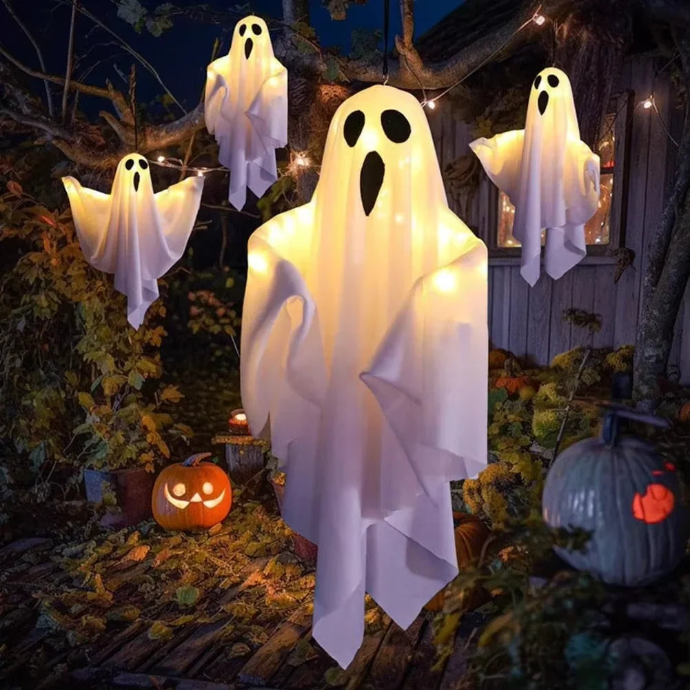 Halloween Glowing Ghost Hanging Decoration