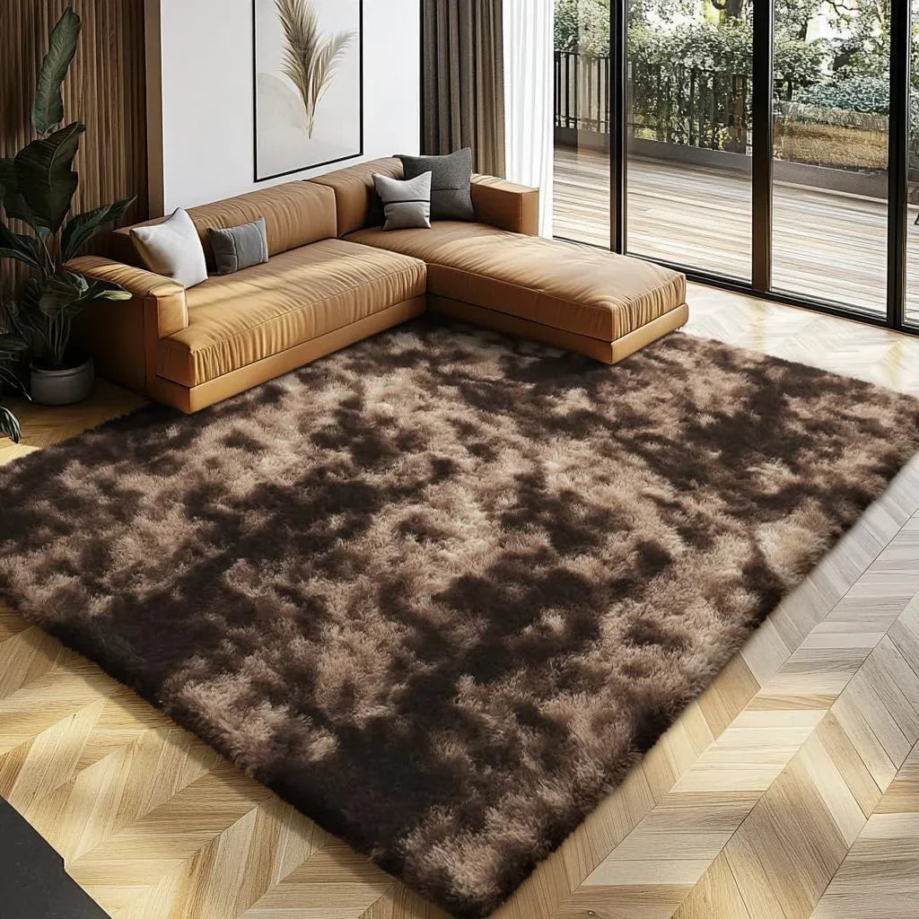VIKAMA Ultra-Soft Puffy Rug, Bedroom & Living Room Indoor Floor Mat, Nursery Carpet, Children's Girls' Room Home Decor