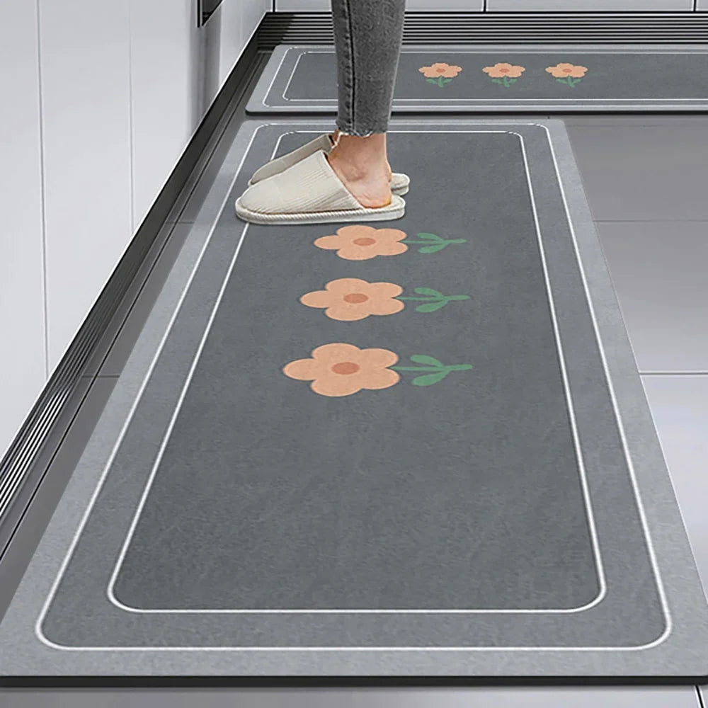 VIKAMA Kitchen Floor Mat Living Room And Bedroom Entrance Door Mat Home Decoration Laundry Room Corridor Long Small Carpet