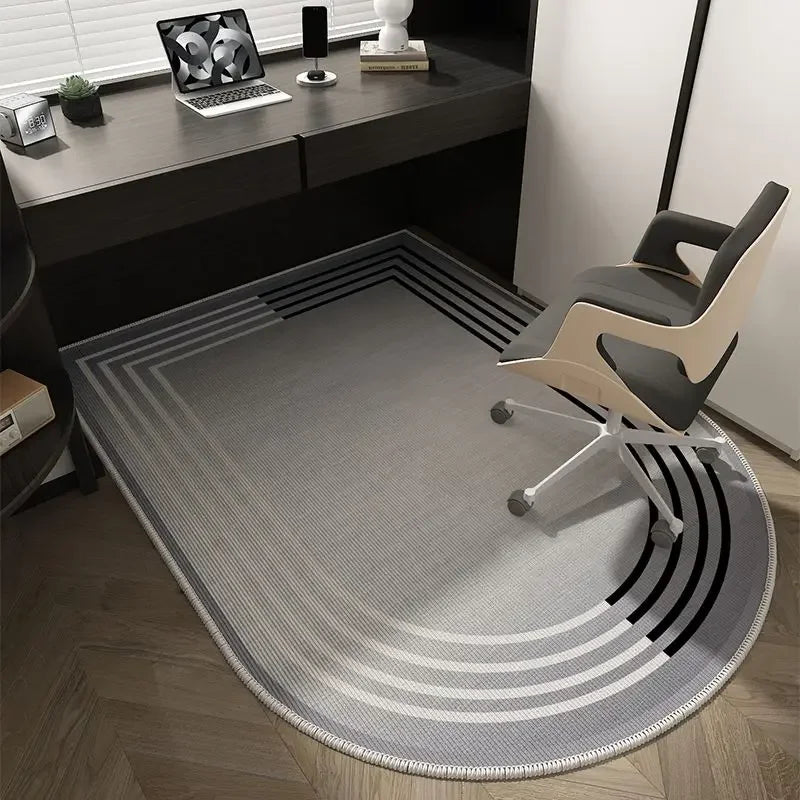 VIKAMA Computer Chair Floor Mat Luxury Office Computer Swivel Chair Floor Mat Bedroom Dresser Carpet Home Decor Hall Door Carpet