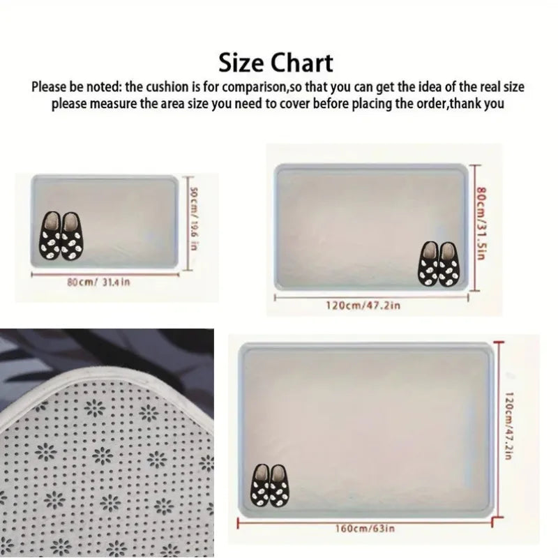 Vintage Persian Style Doormat Soft Non-Slip Mat Indoor Outdoor Decor Entryway Rug Floral Geometric Pattern Welcome Carpet