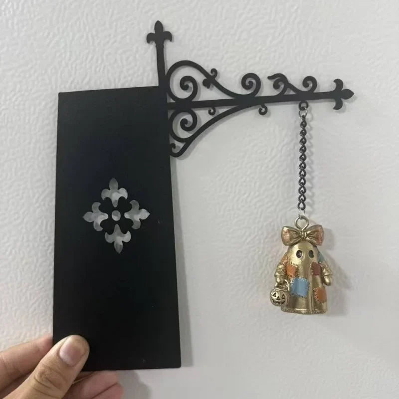 Halloween Ghost Bookshelf Lamp - Gothic LED Wall Light