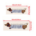VIKAMA Long Dog Carpet Bedroom Bedside Rugs Bay Window Mat Living Room Carpet Cute Door Mat Absorbent Bathroom Carpet Home Decor