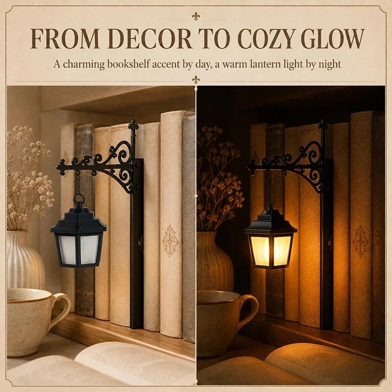 Halloween Ghost Bookshelf Lamp - Gothic LED Wall Light