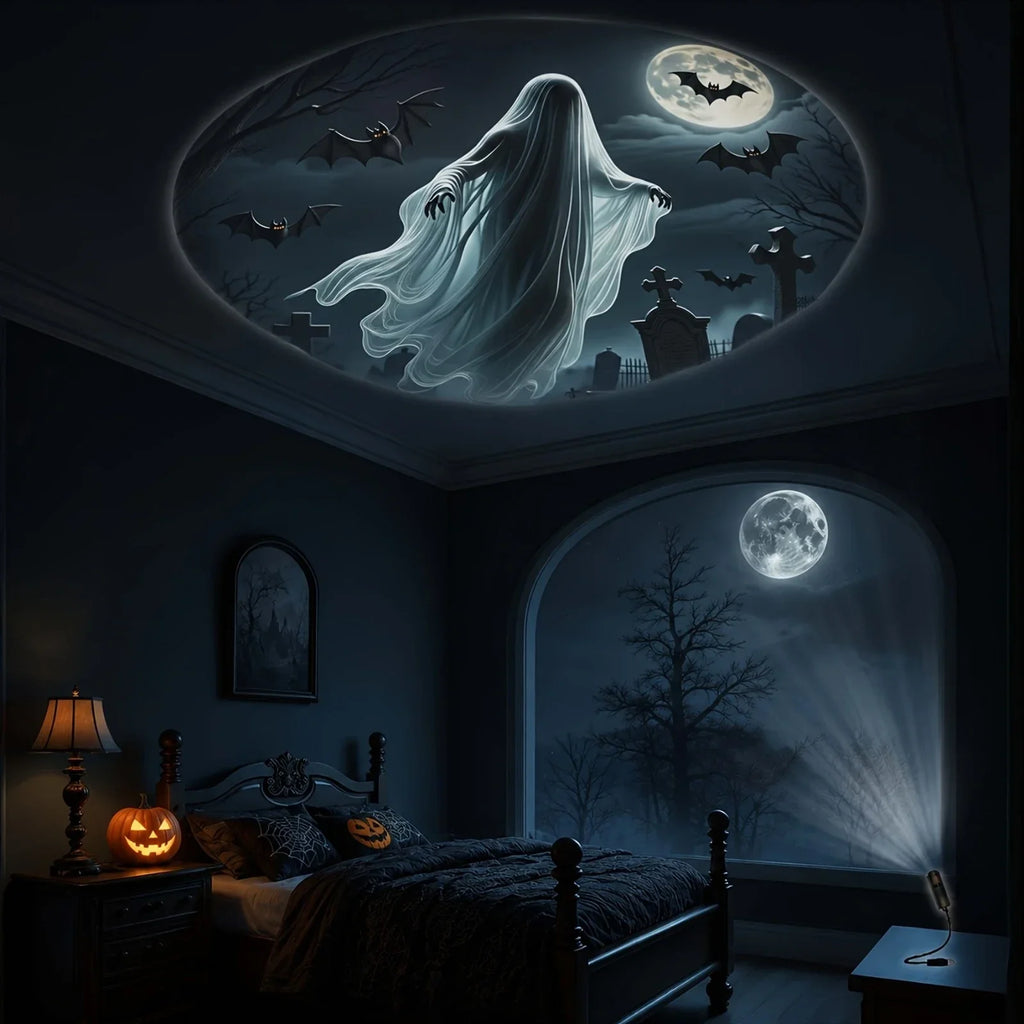 Halloween Pumpkin Ghost Skeleton String Lights