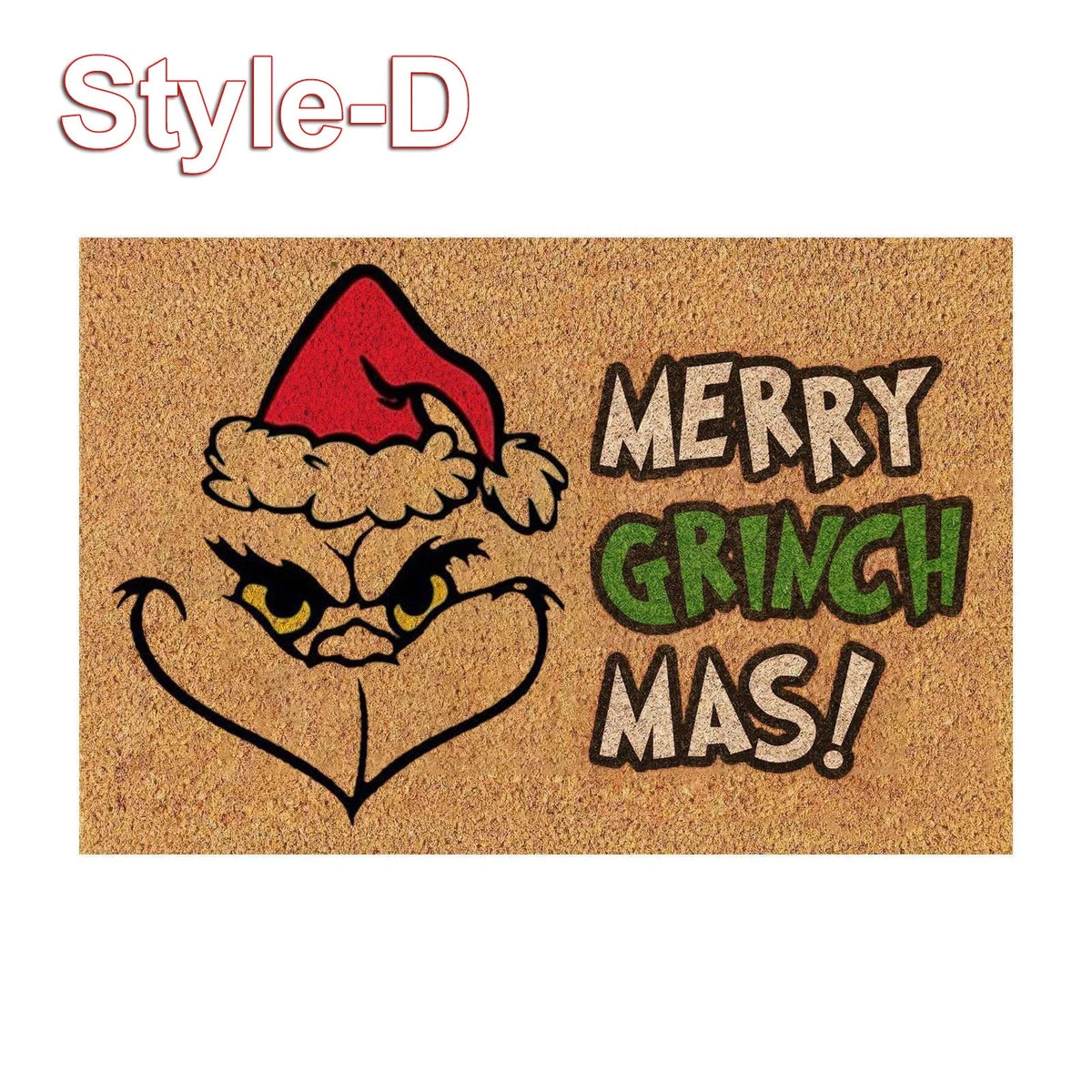 Christmas Door Mat Outdoor Welcome Mat For Front Door, Entryway Christmas Carpet, 60X40CM Inch Door Mats, Anti-Slip Rug For Home
