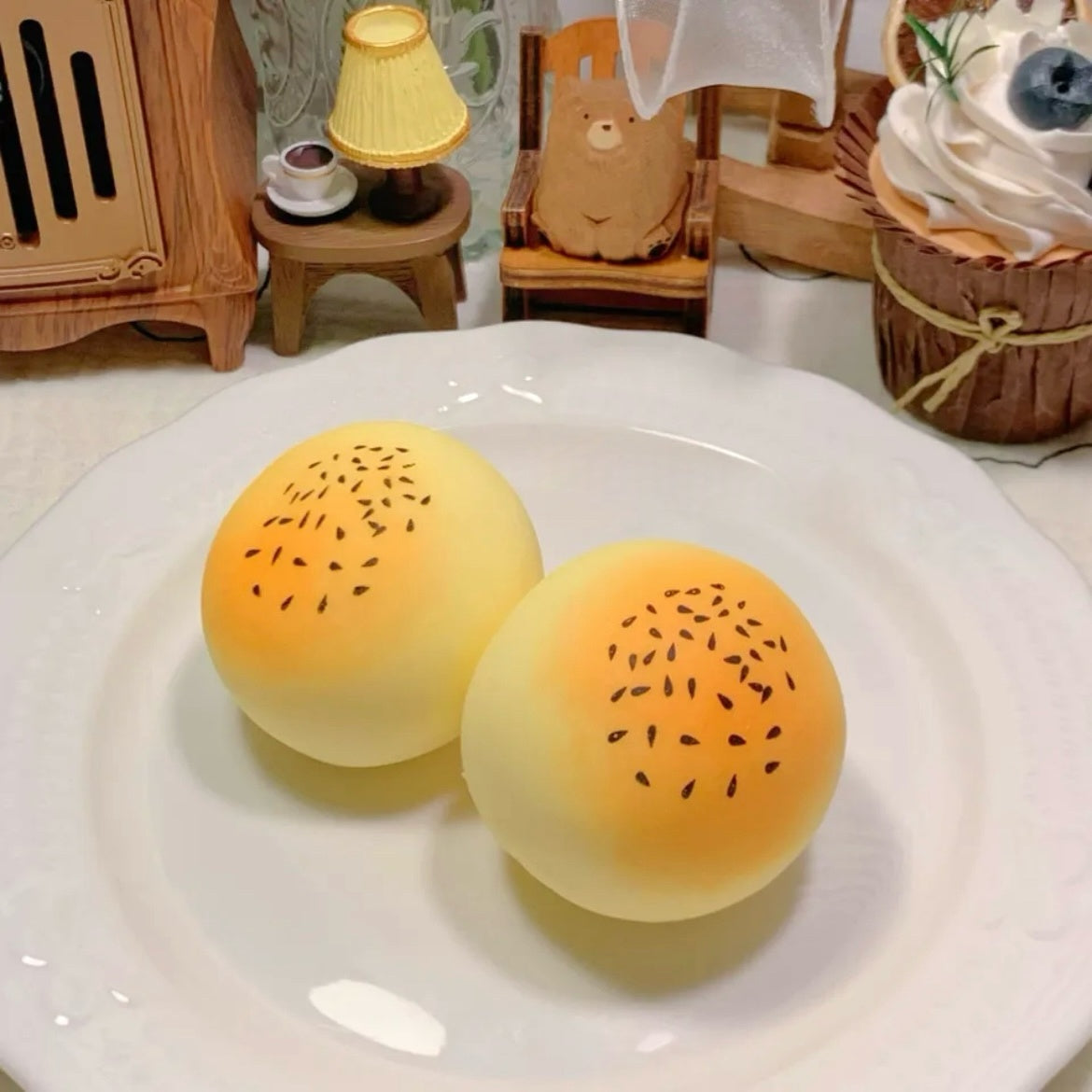 Egg Yolk Pastry Stress Ball (Block Filling)